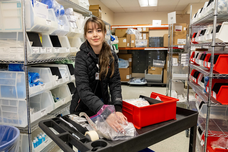 Student in Eagle County School District's apprenticeship program. 
