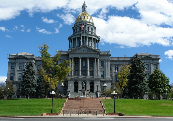 Colorado State Capitol building in Denver