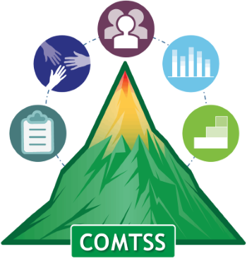 2021 COMTSS logo with updated icons.